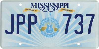 MS license plate JPP737