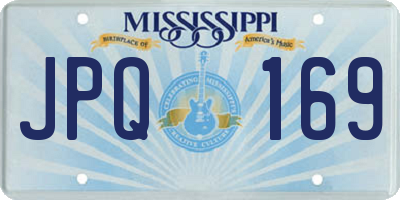 MS license plate JPQ169