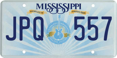 MS license plate JPQ557