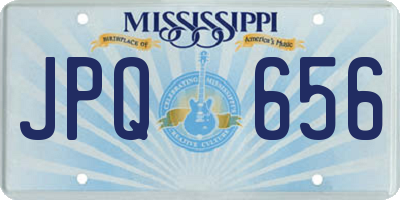 MS license plate JPQ656