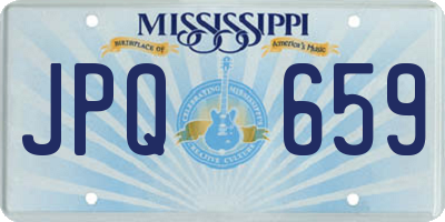 MS license plate JPQ659