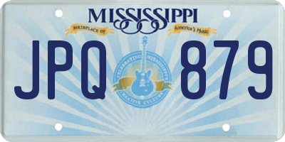 MS license plate JPQ879