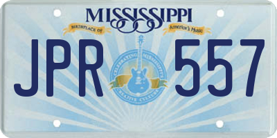 MS license plate JPR557