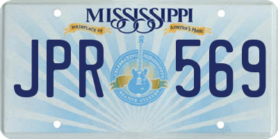 MS license plate JPR569