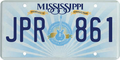 MS license plate JPR861