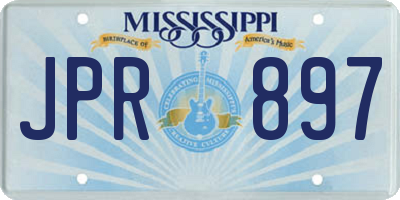 MS license plate JPR897