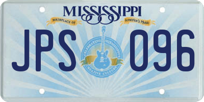 MS license plate JPS096