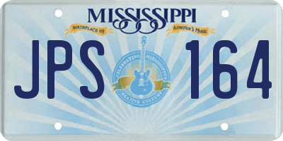 MS license plate JPS164