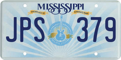 MS license plate JPS379