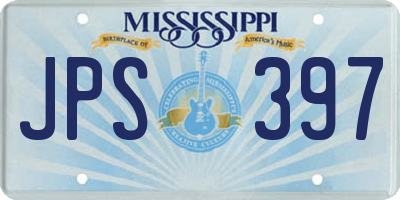 MS license plate JPS397