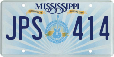 MS license plate JPS414