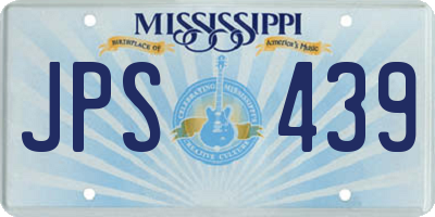 MS license plate JPS439