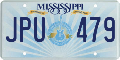 MS license plate JPU479