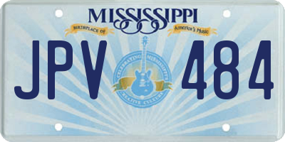 MS license plate JPV484