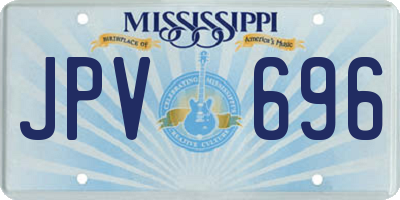 MS license plate JPV696