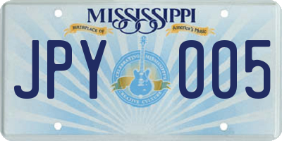 MS license plate JPY005