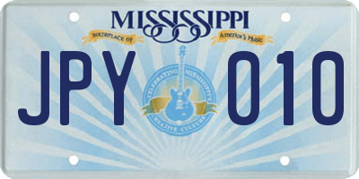MS license plate JPY010