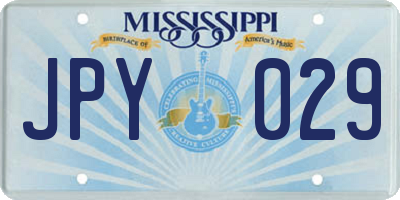 MS license plate JPY029