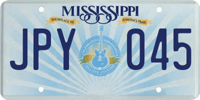 MS license plate JPY045