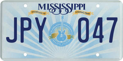 MS license plate JPY047