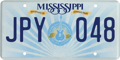 MS license plate JPY048