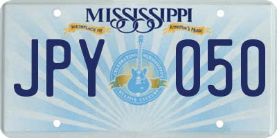 MS license plate JPY050