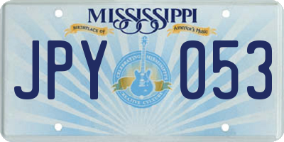 MS license plate JPY053