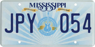 MS license plate JPY054