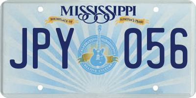 MS license plate JPY056