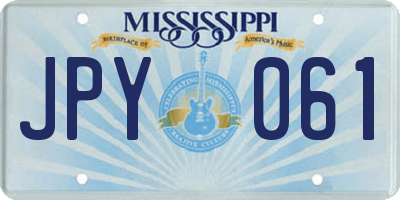 MS license plate JPY061