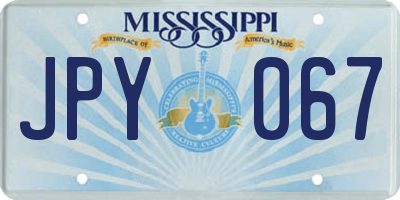 MS license plate JPY067