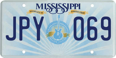 MS license plate JPY069
