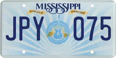 MS license plate JPY075