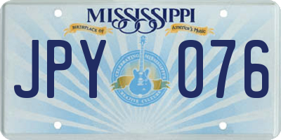 MS license plate JPY076