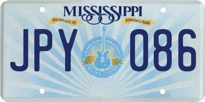MS license plate JPY086