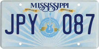 MS license plate JPY087
