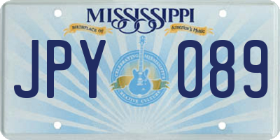 MS license plate JPY089