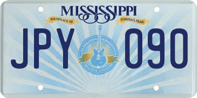 MS license plate JPY090