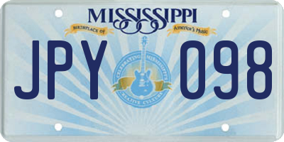 MS license plate JPY098