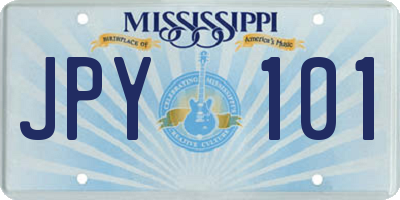 MS license plate JPY101