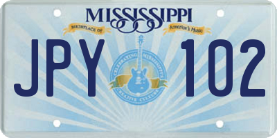 MS license plate JPY102