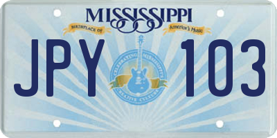 MS license plate JPY103