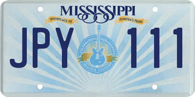 MS license plate JPY111