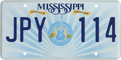 MS license plate JPY114
