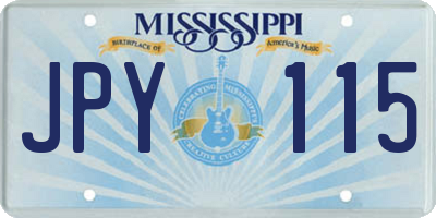 MS license plate JPY115