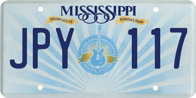 MS license plate JPY117