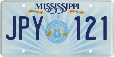 MS license plate JPY121