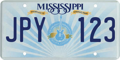 MS license plate JPY123