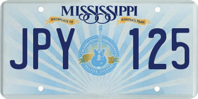 MS license plate JPY125