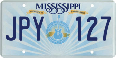 MS license plate JPY127